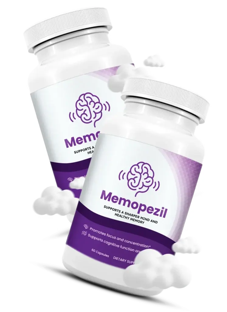 Memopezil brain health supplement bottle - 60 capsules